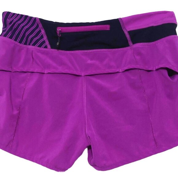 Lululemon Run: Speed Short 4-way Stretch Ultra Violet / Wi14 Quilt 27 - Picture 11 of 13